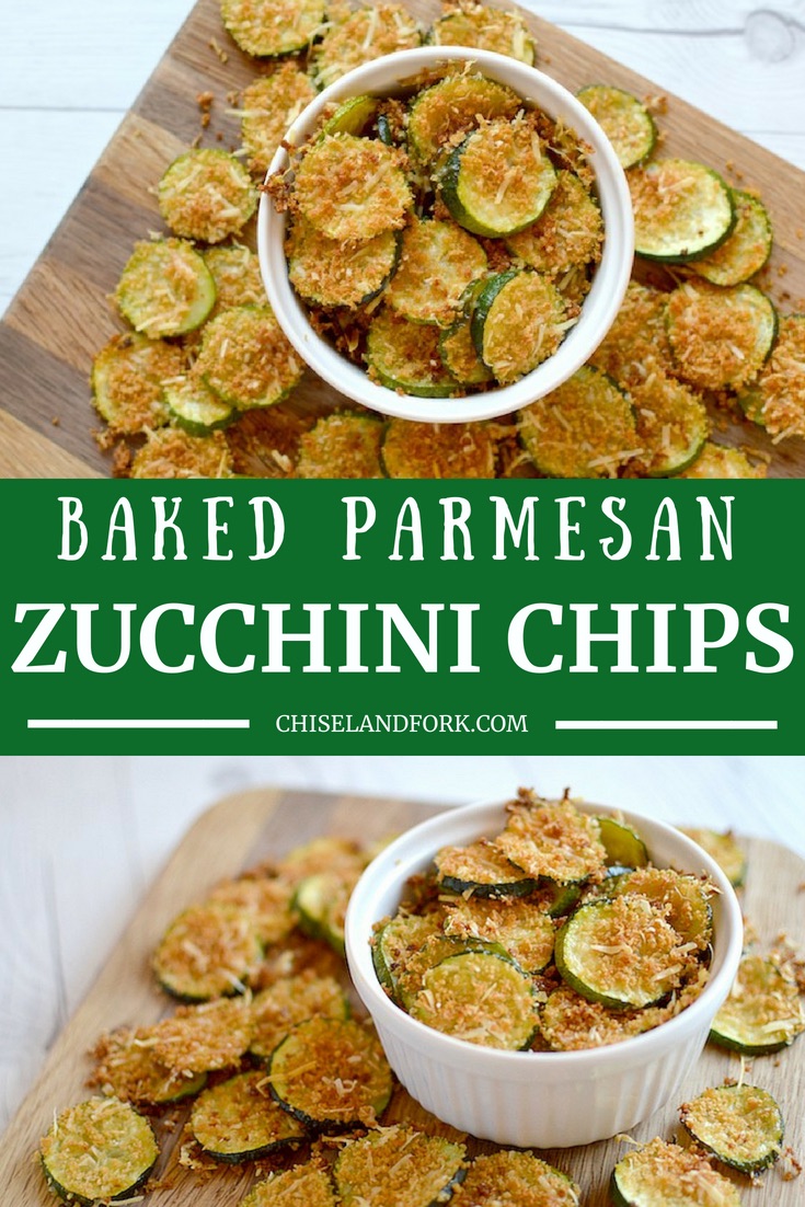Parmesan Zucchini Chips Recipe - Chisel & Fork