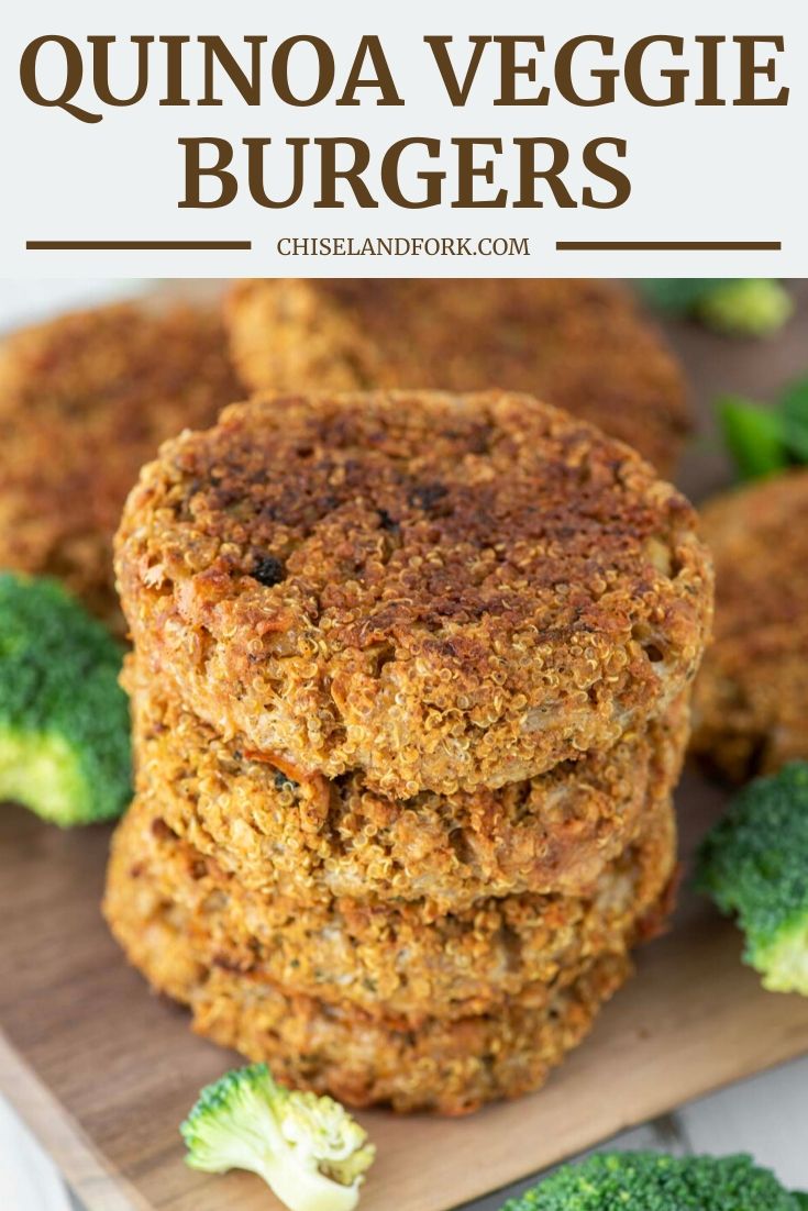 Quinoa Burgers with Caramelized Onions - Chisel & Fork