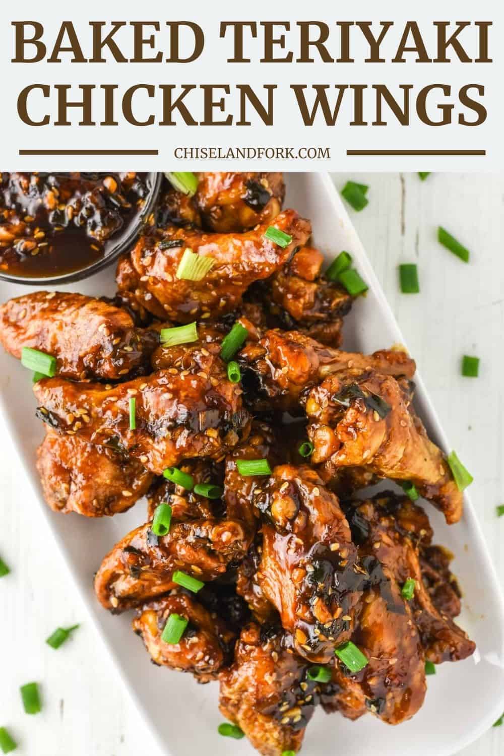 Baked Teriyaki Chicken Wings Recipe - Chisel & Fork