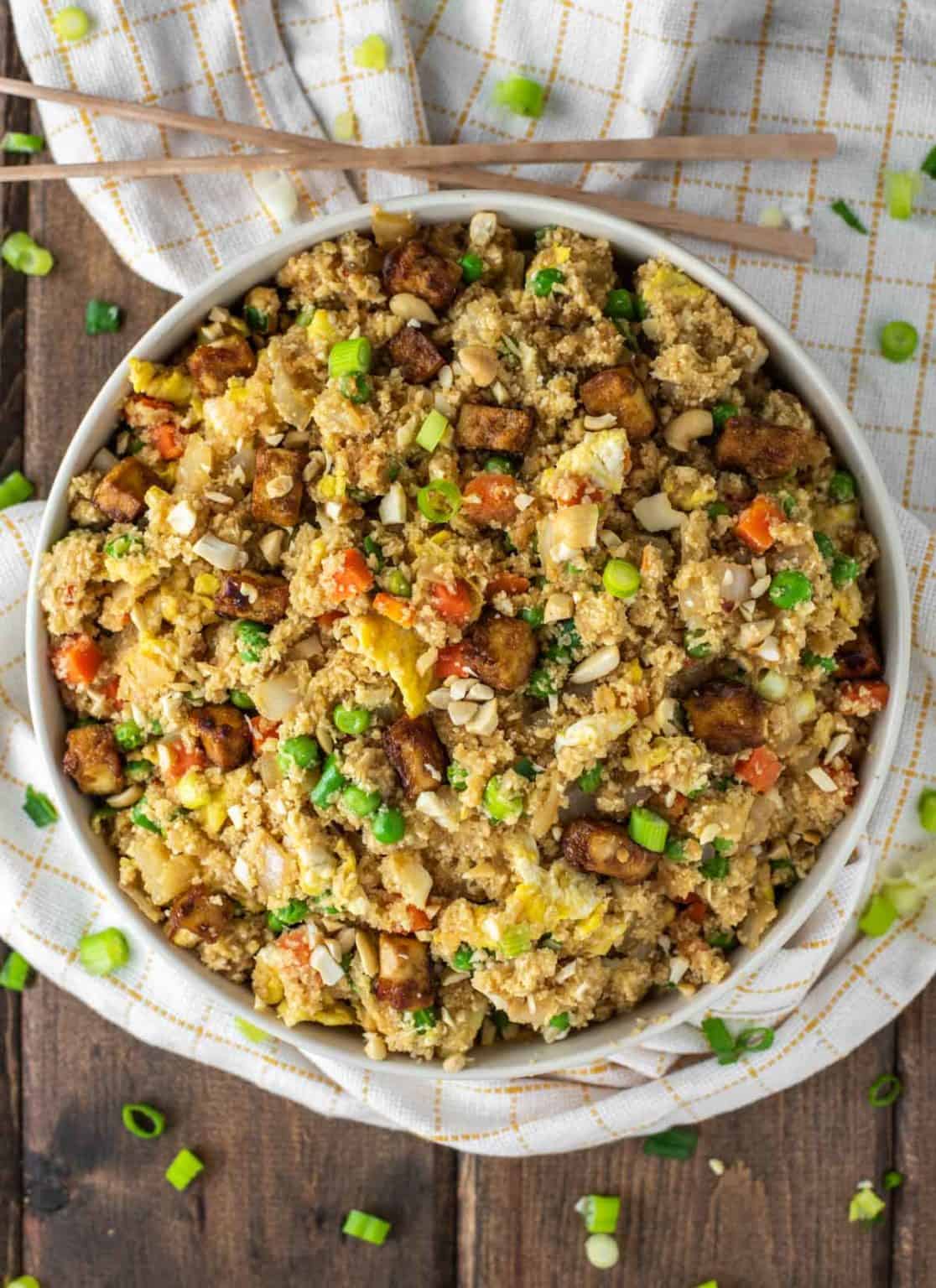 Vegetarian Cauliflower Fried Rice Recipe - Chisel & Fork