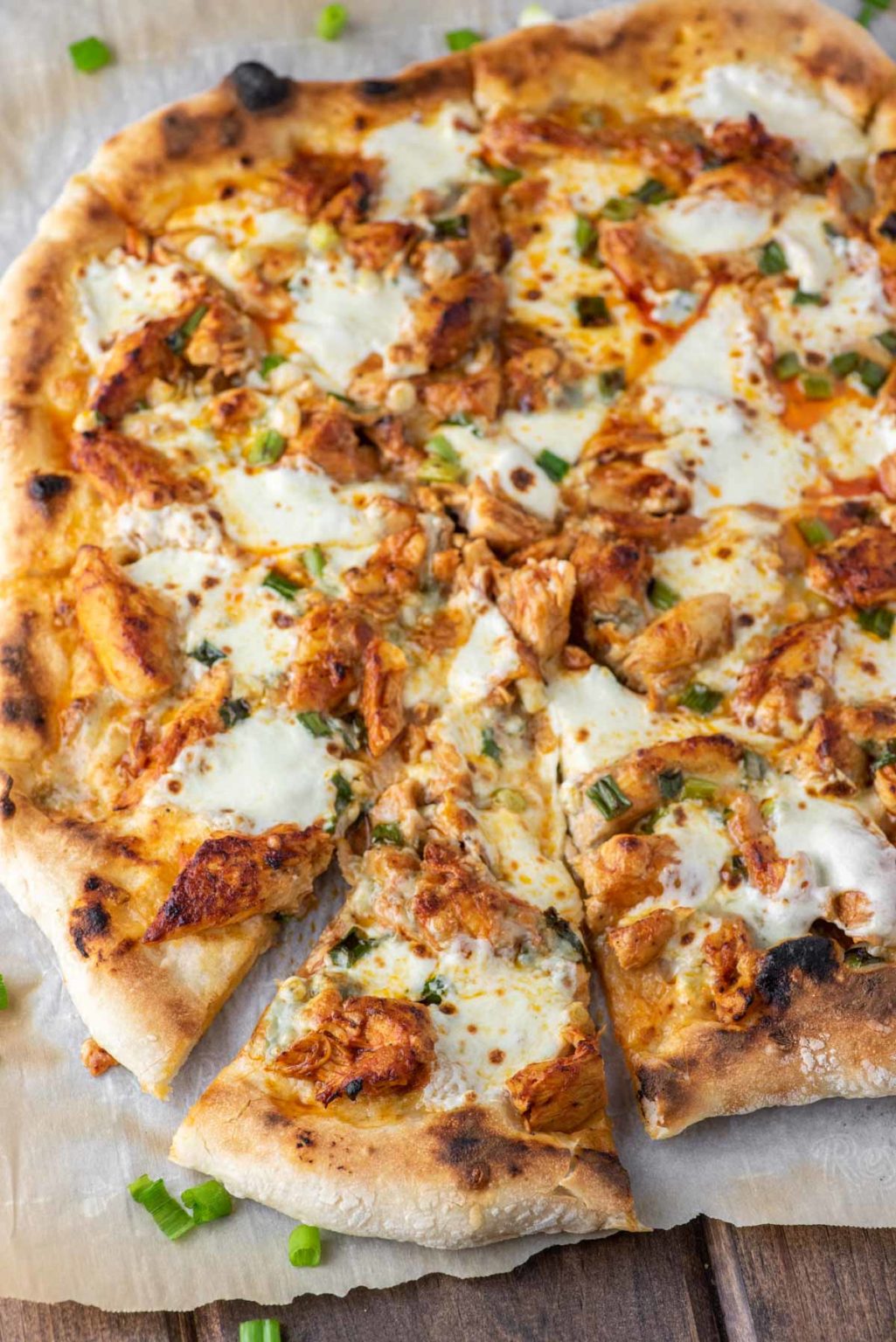 Homemade Buffalo Chicken Pizza Recipe - Chisel & Fork