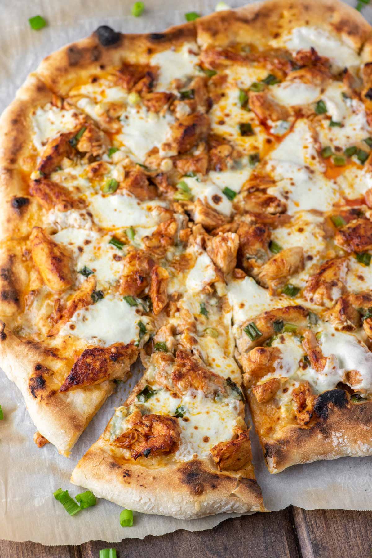 Homemade Buffalo Chicken Pizza Recipe - Chisel & Fork
