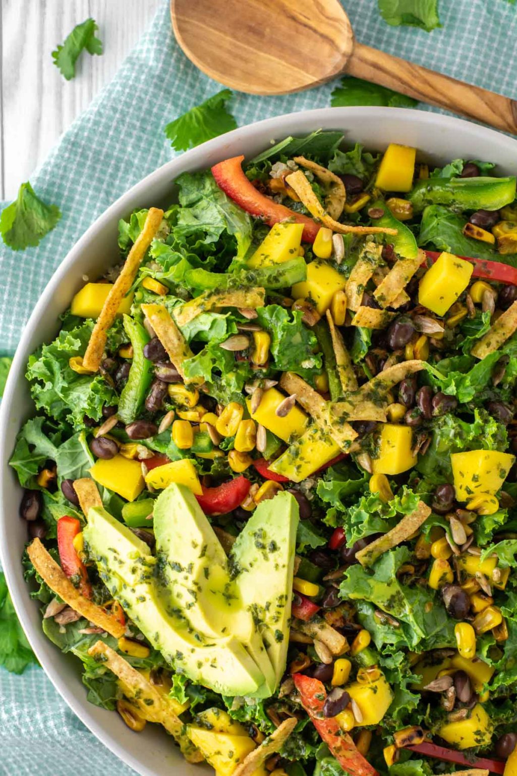Kale Mango Salad Recipe - Chisel & Fork