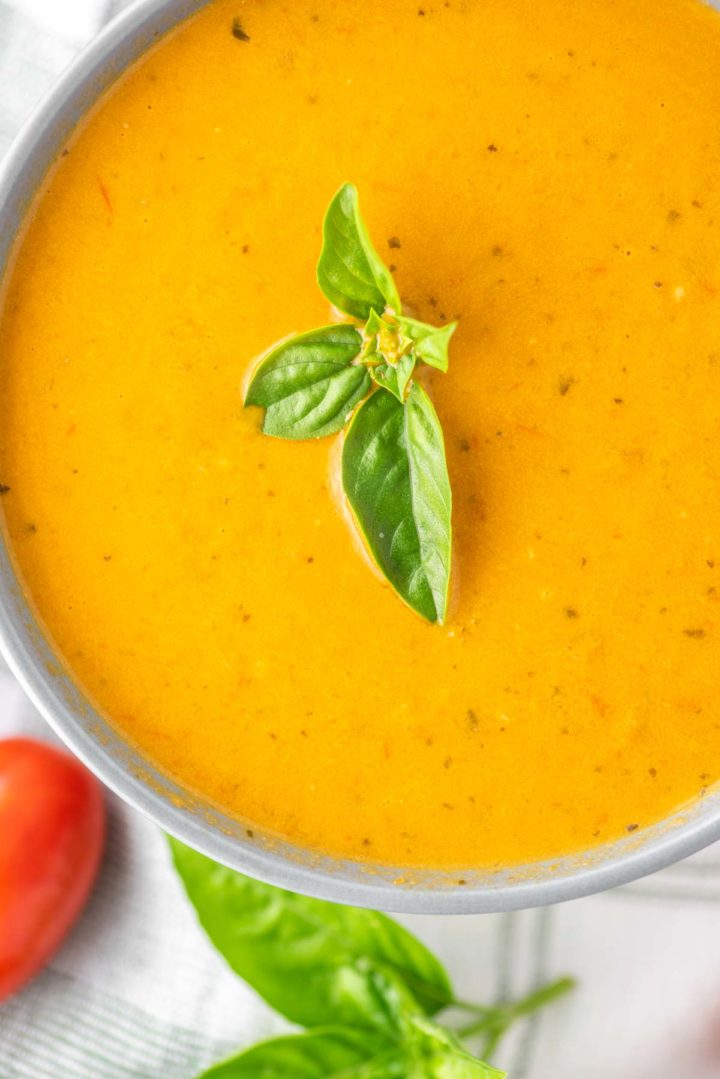 Roasted Tomato Basil Soup Recipe - Chisel & Fork