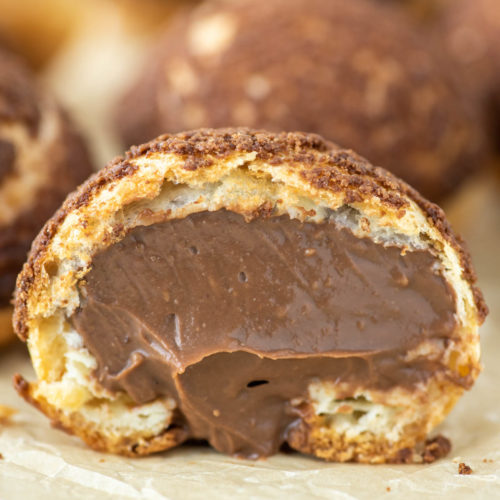 Cream Puffs with Chocolate Custard - Life, Love, and Good Food