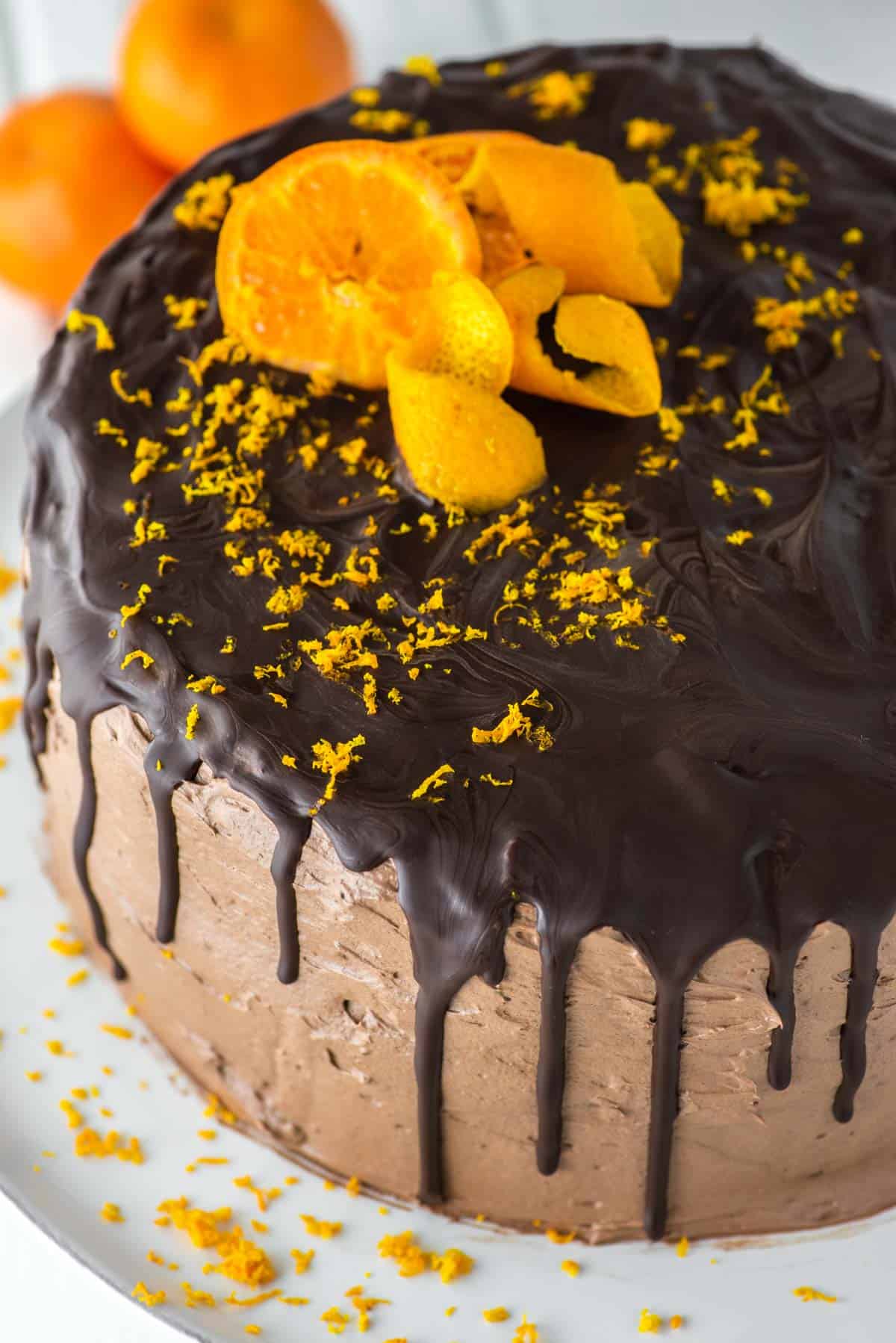 Easy Chocolate Orange Cake - Wholesome Patisserie
