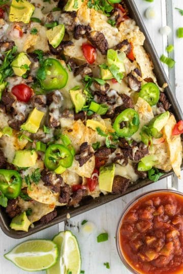 Carne Asada Nachos - Perfect For Any Party - Chisel & Fork