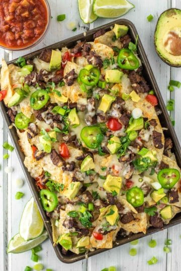 Carne Asada Nachos - Perfect For Any Party - Chisel & Fork