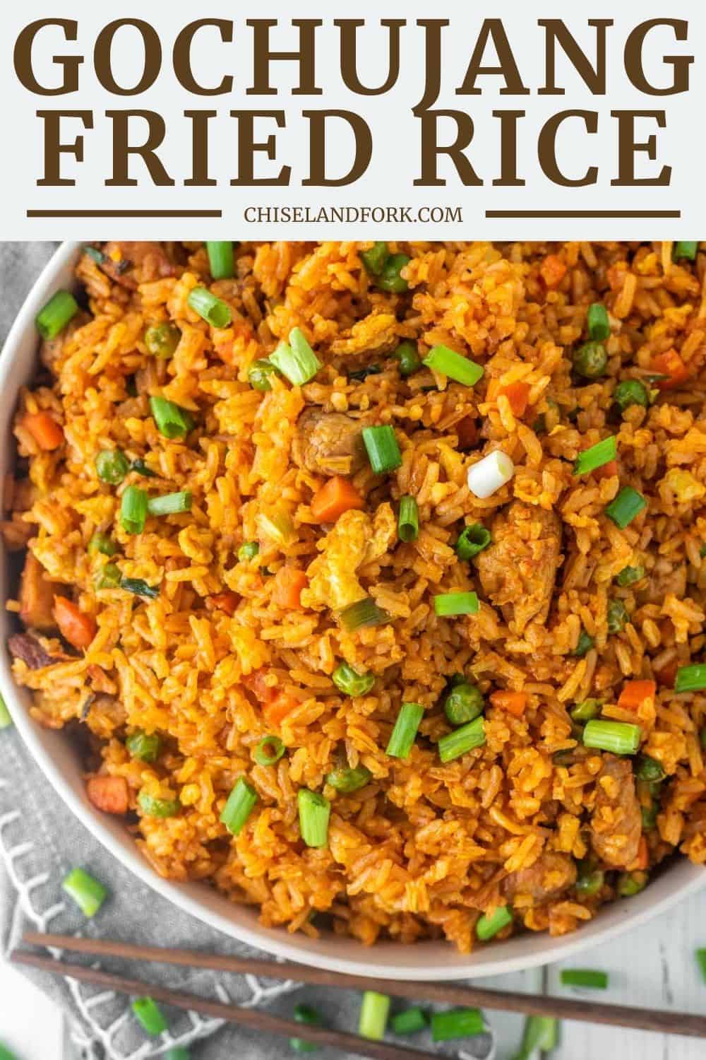Gochujang Fried Rice Recipe - Chisel & Fork