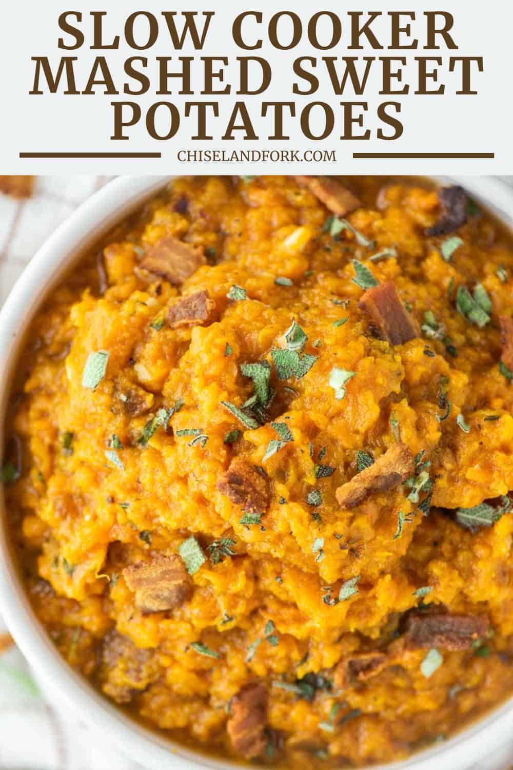 Slow Cooker Mashed Sweet Potatoes Recipe - Chisel & Fork