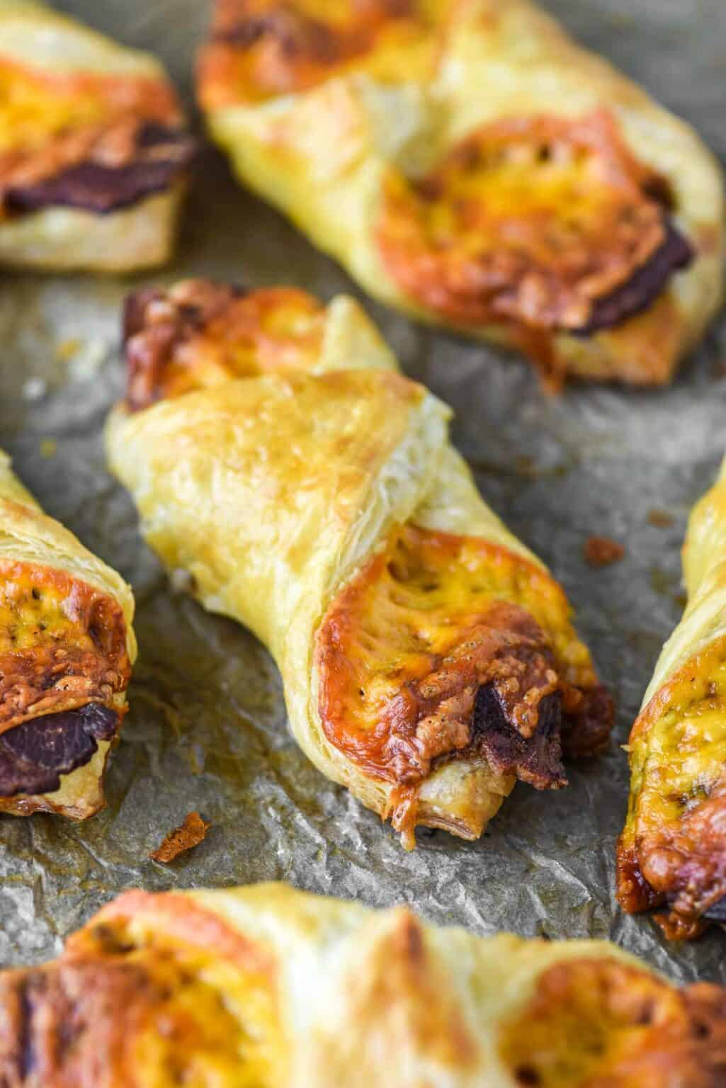 Cheese and Bacon Turnovers - Chisel & Fork